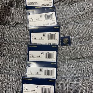 6 Sets Polo Ralph Lauren Black white 100% Cotton Classic Fit Boxer Men's SZ L